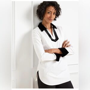 Talbots SPLIT NECK TUNIC